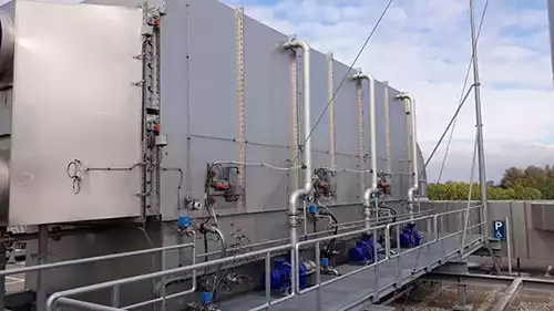 Odor scrubber for a slaughterhouse